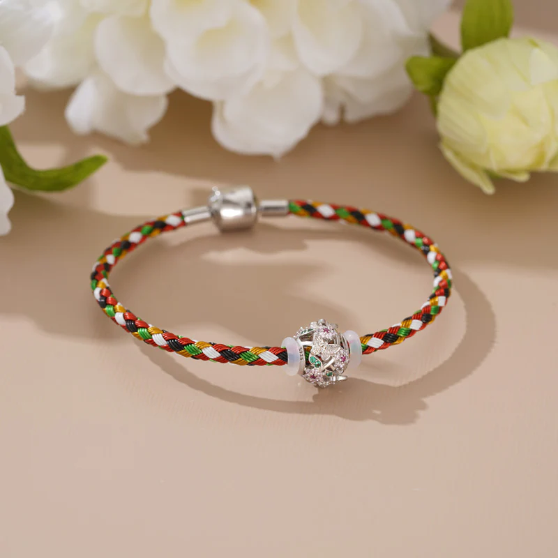 Gnoce Multicolor Basic Bracelet with 2 Pieces of Stoppers - Image 3