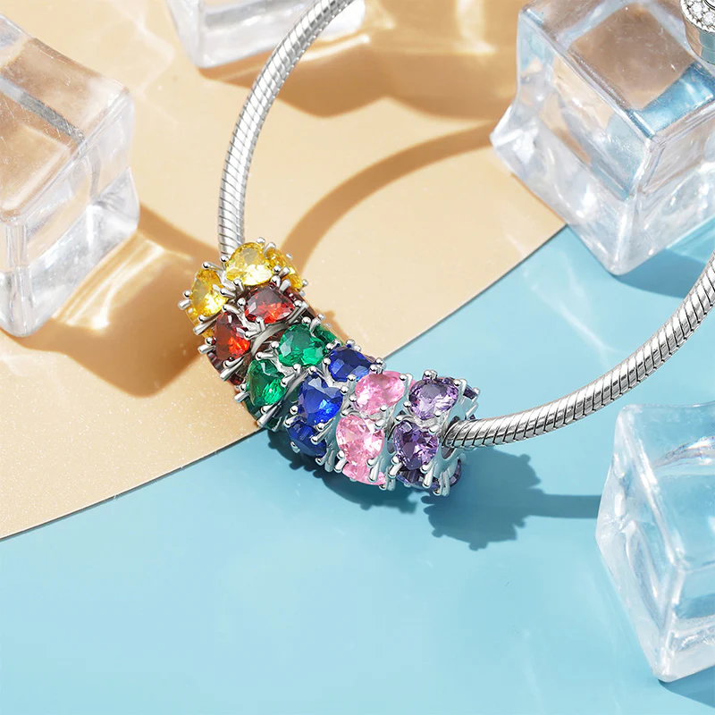 Gnoce Basic Multicolor Heart Stopper Charm - Image 2