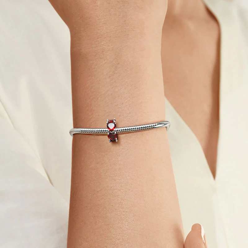Gnoce Basic Multicolor Heart Stopper Charm - Image 4