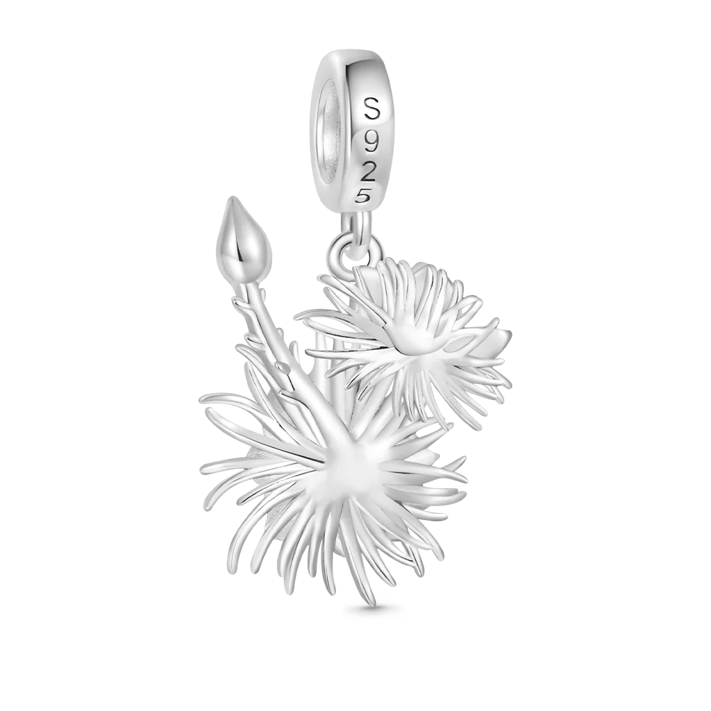 Gnoce Temple of Flora Night-Blowing Cereus Flower Pendant Dangle Charm - Image 2