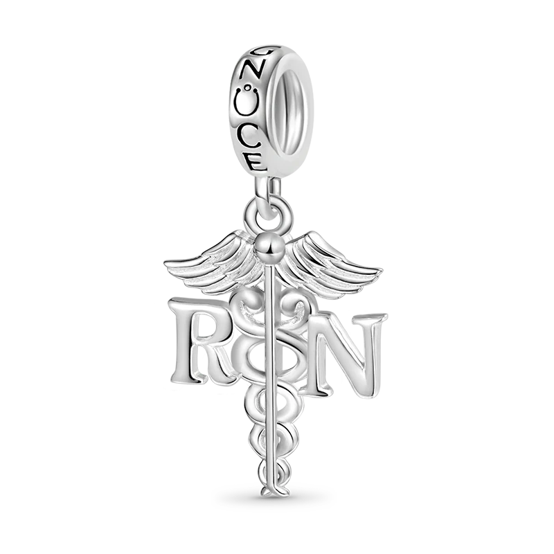 Gnoce Nurse First Aid Symbol Pendant Dangle Charm