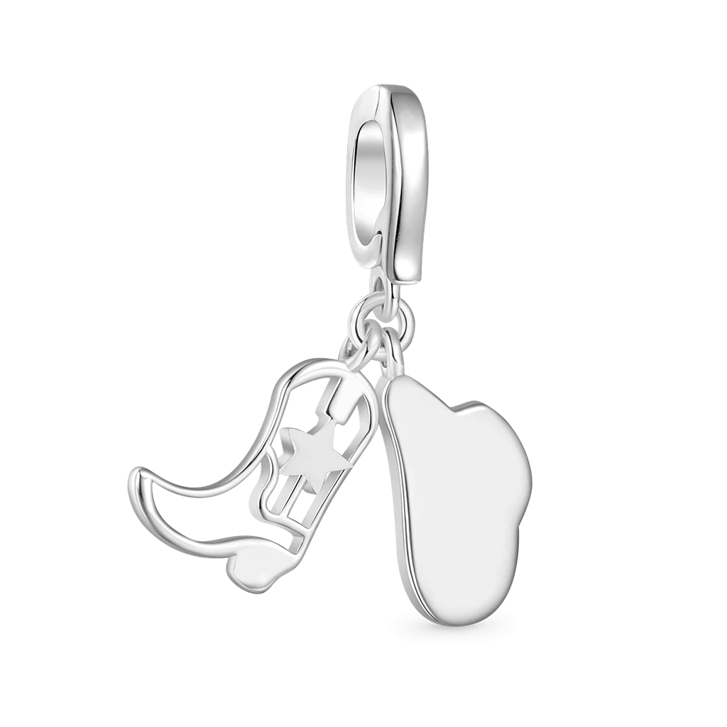 Gnoce Summer Ocean Cowboy Style Charm Platinum-plated Silver Blend - Image 2