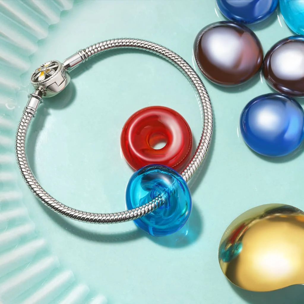 Gnoce Multicolor Essential Oils Perfume Diffuser Round Transparent Hole Charm - Image 4