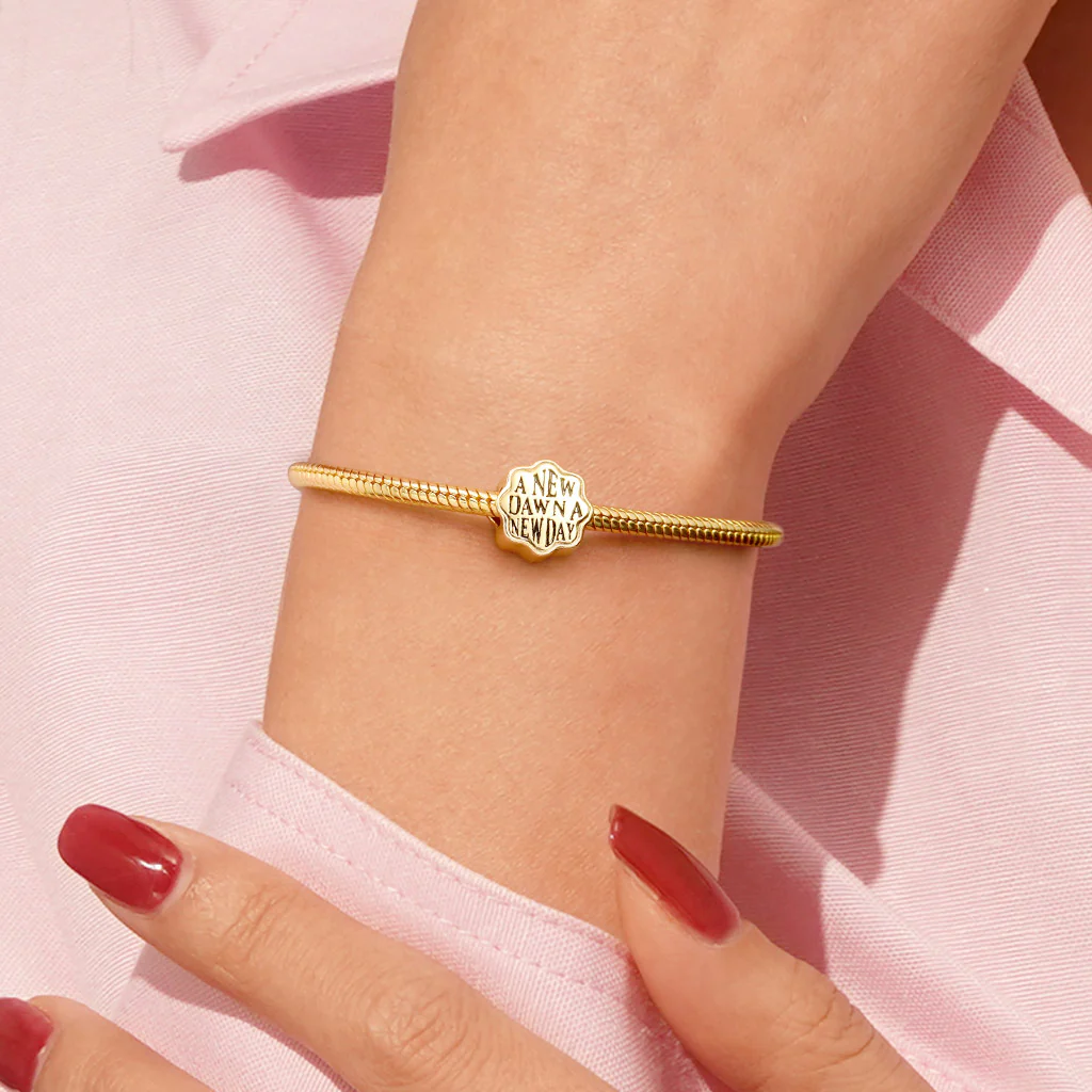 Gnoce "A NEW DAWN A NEW DAY" Optimism Flower-shape Charm - Image 5