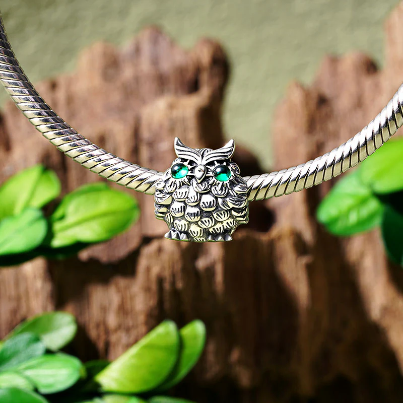 Gnoce Vintage Owl Charm - Image 3