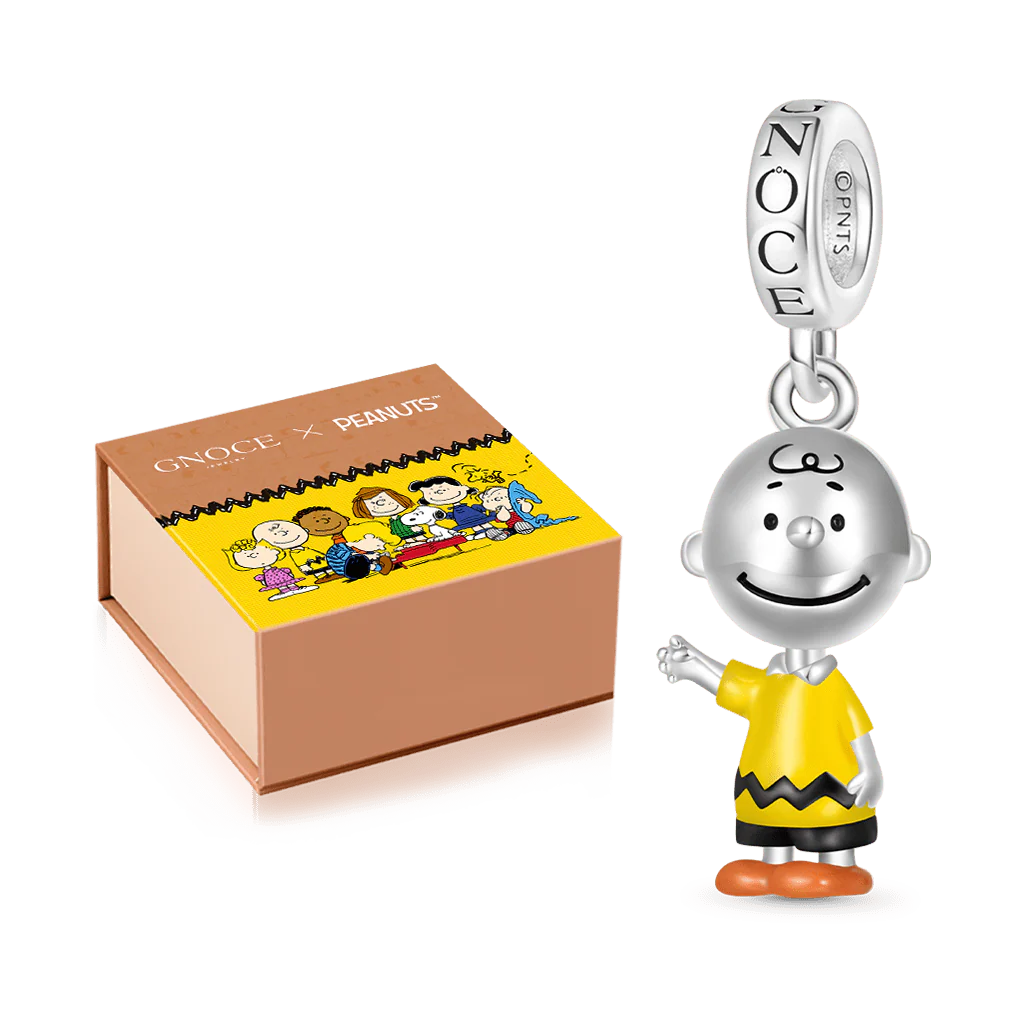 Gnoce Peanuts Charlie Brown Pendant Dangle Charm - Image 2