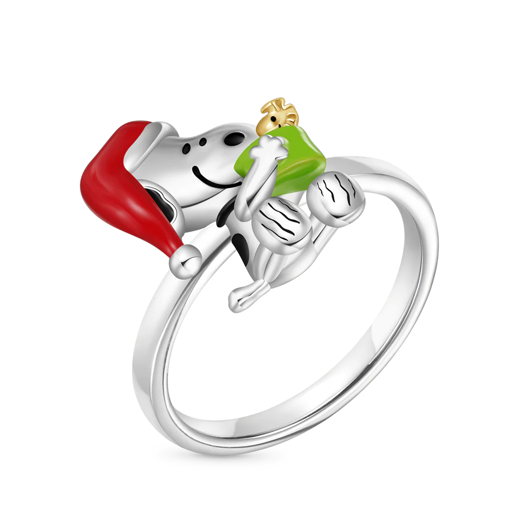 Gnoce Peanuts Christmas Snoopy Ring - Image 3