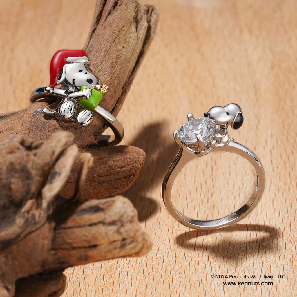 Gnoce Peanuts Christmas Snoopy Ring - Image 4