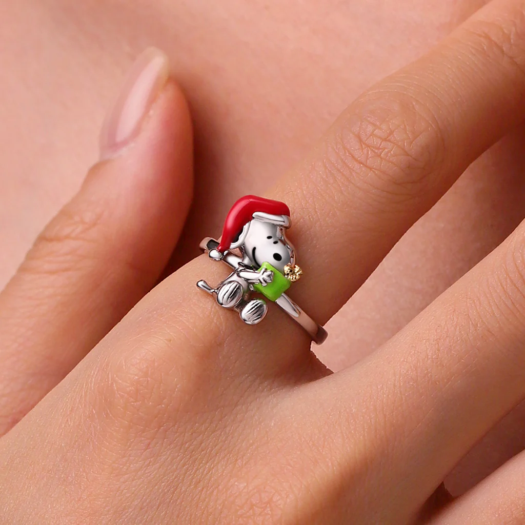 Gnoce Peanuts Christmas Snoopy Ring - Image 6