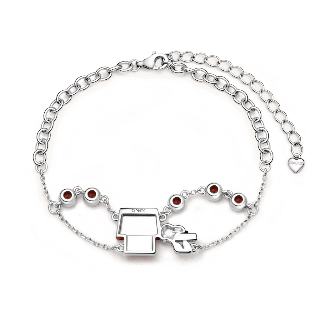 Gnoce Peanuts Snoopy Backing Onto The House Adjustable Bracelet - Image 4