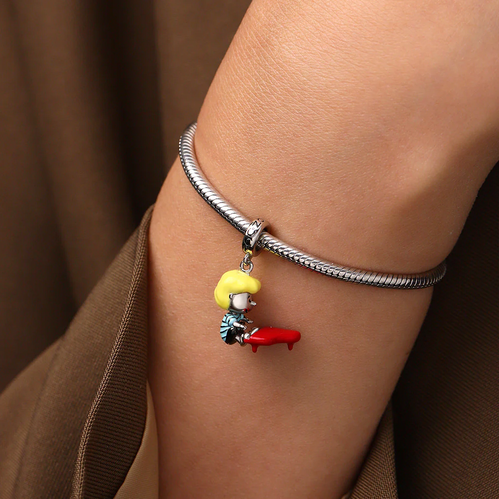 Gnoce Peanuts Schroeder Piano Pendant Dangle Charm - Image 7