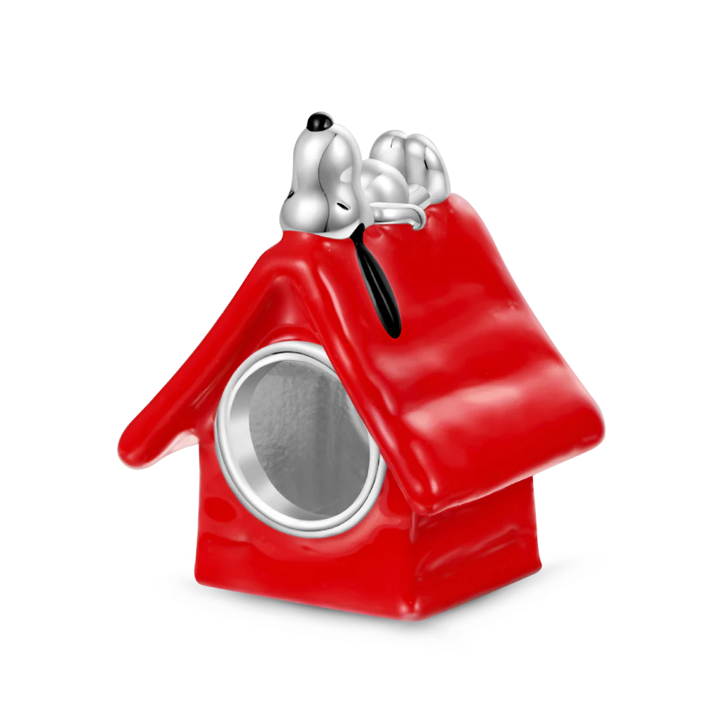 Gnoce Peanuts Snoopy Dog House Charm