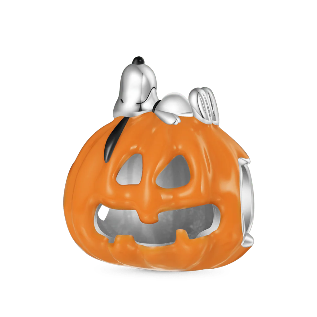 Gnoce Peanuts Halloween Snoopy Pumpkin Charm