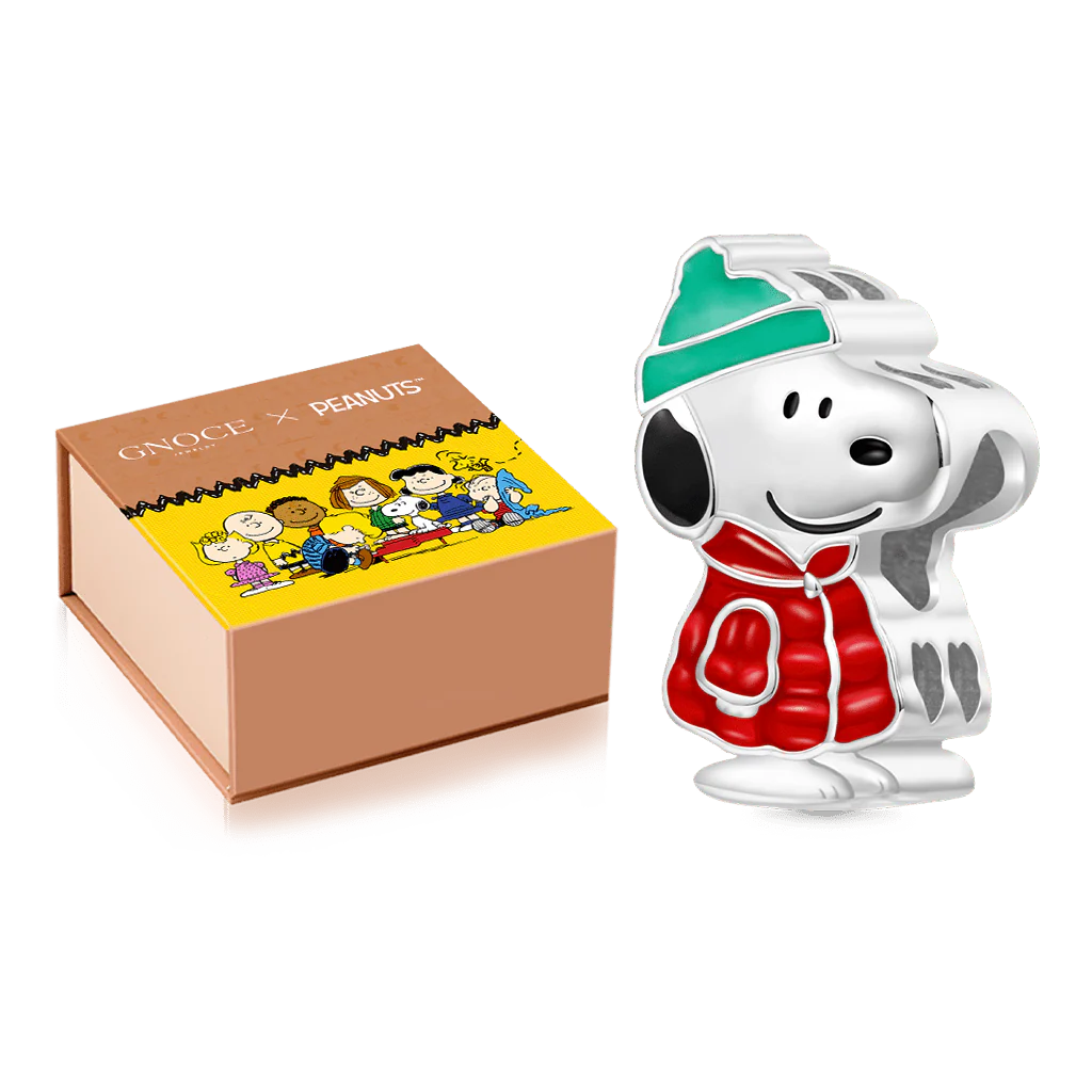 Gnoce Peanuts Snoopy Warm Winter Wishes Charm - Image 2