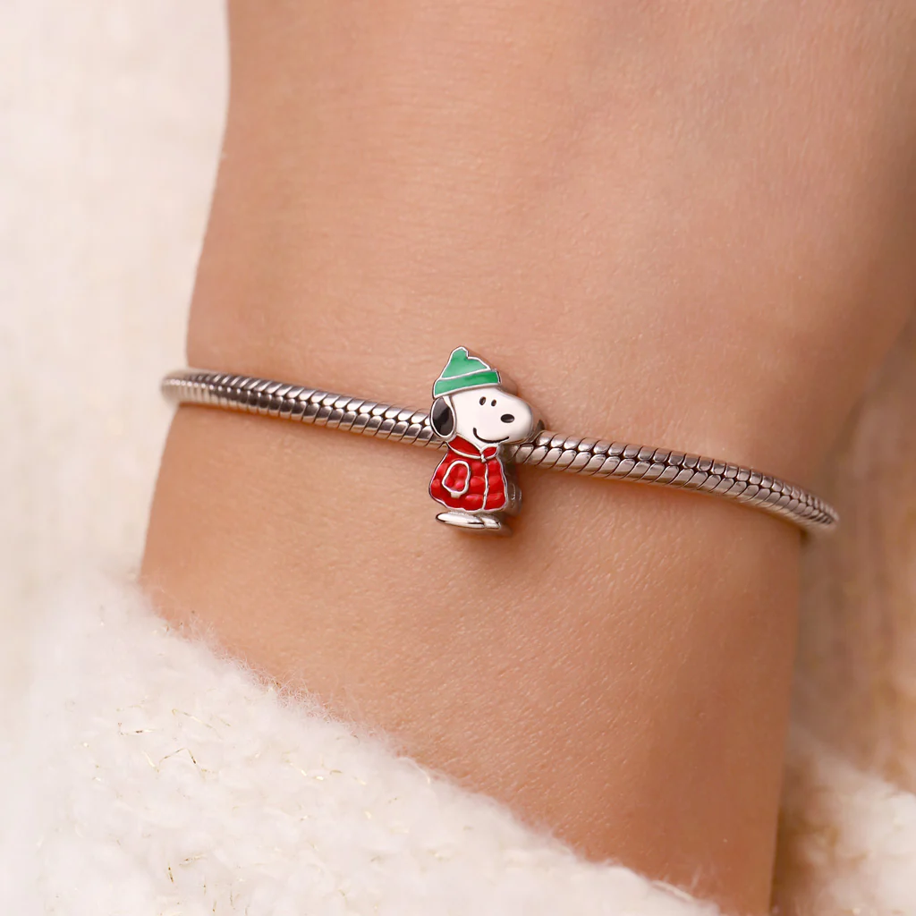 Gnoce Peanuts Snoopy Warm Winter Wishes Charm - Image 5