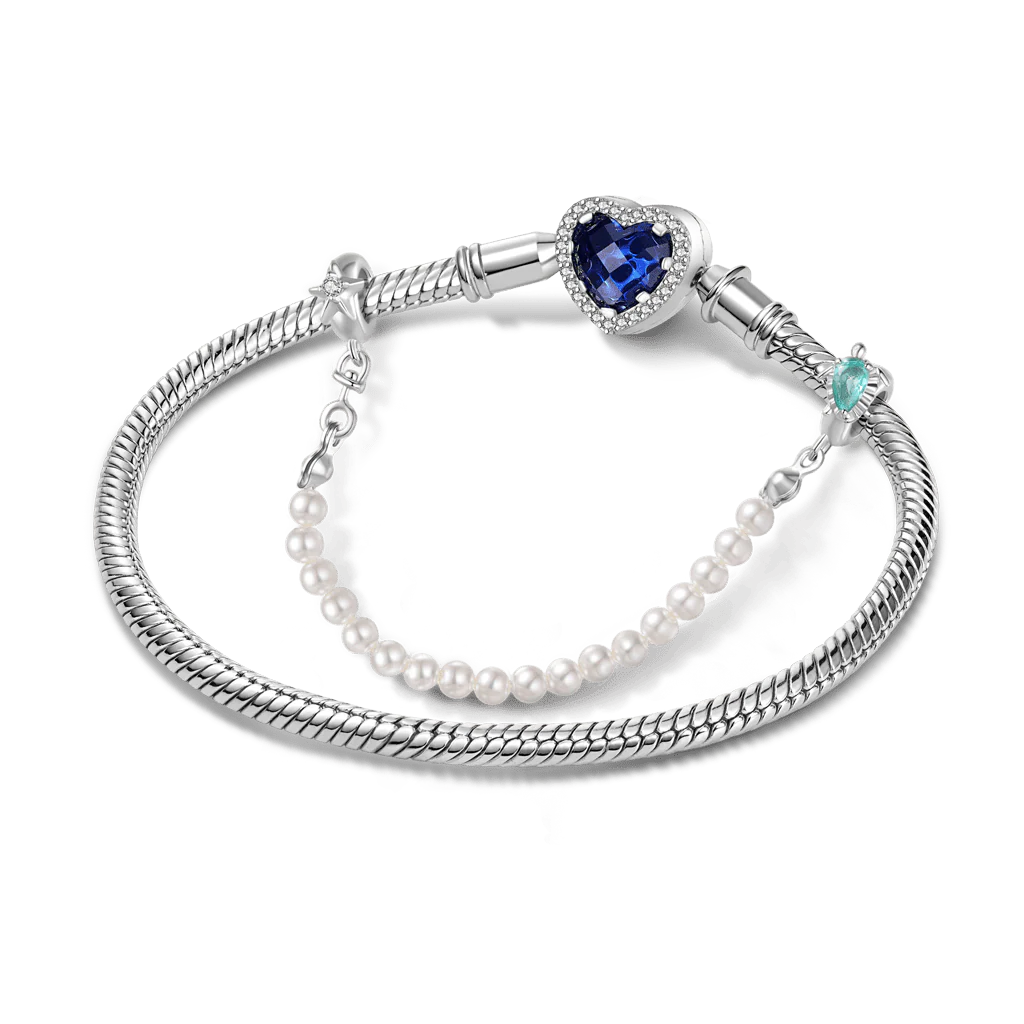Gnoce Starfish & Turtle Pearl Safety Chain Charm - Image 3