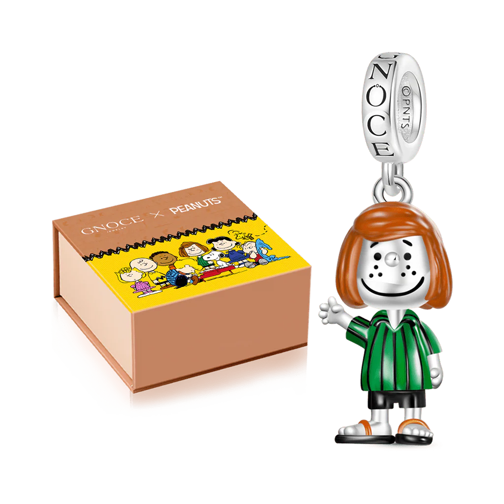Gnoce Peanuts Peppermint Patty Pendant Dangle Charm - Image 2