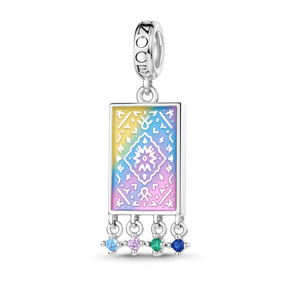 Gnoce  Persian Carpets Personalized Photo Charm Platinum-plated Silver Blend - Image 2