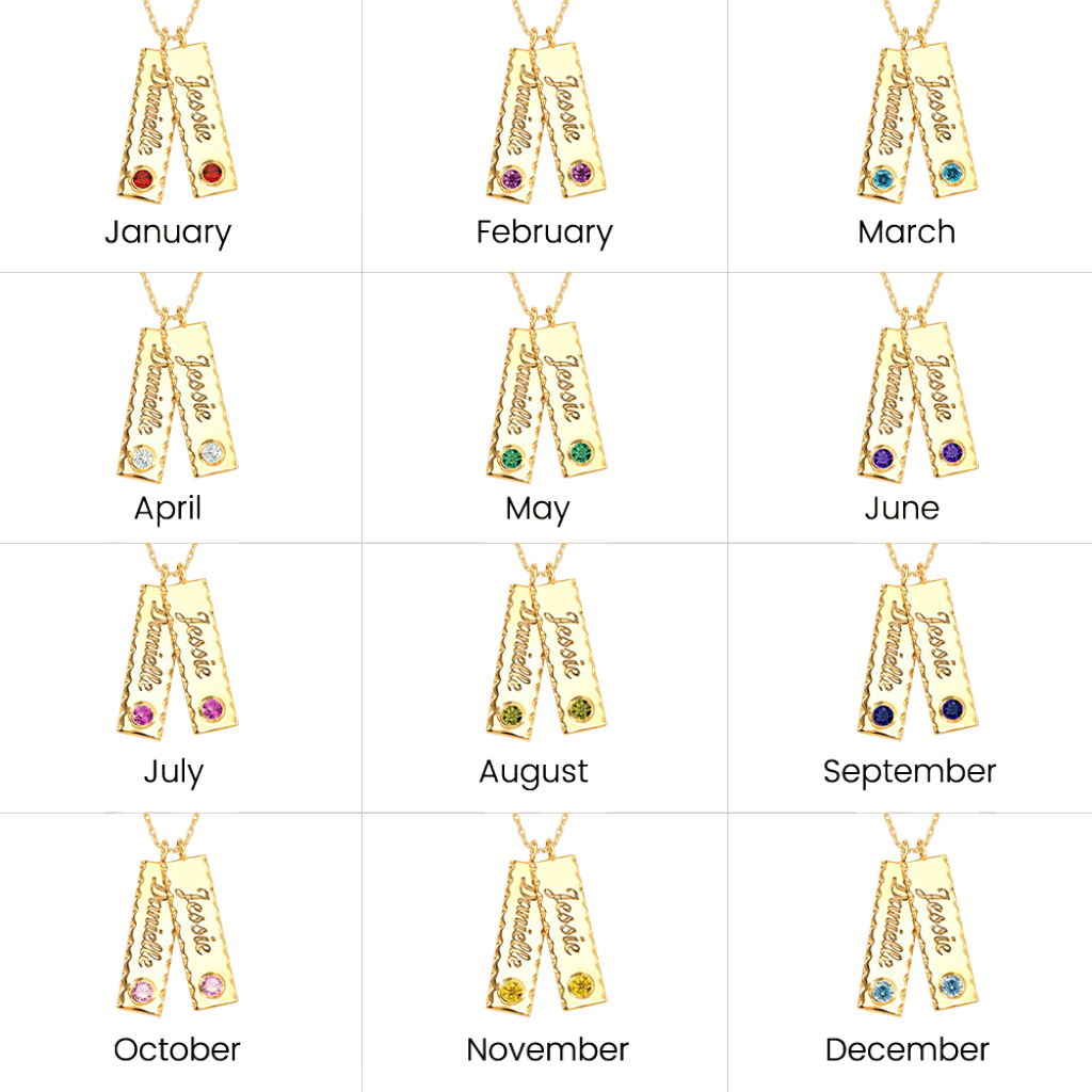 Gnoce Double Personalized Tag Name Necklace - Image 6