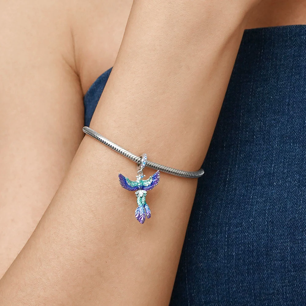 Gnoce Phoenix Pendant Dangle Charm - Image 7