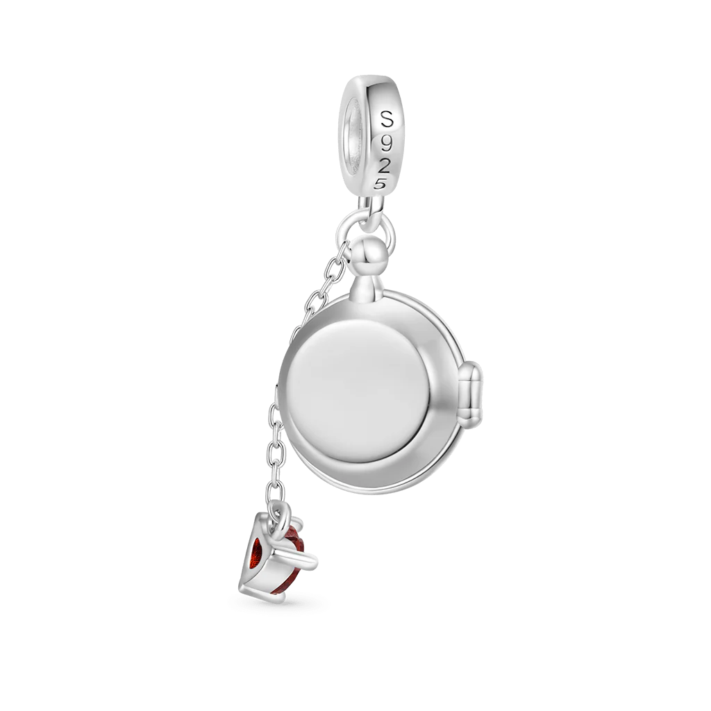 Gnoce Pocket Watch Rabbit Ears Pendant Dangle Charm - Image 3