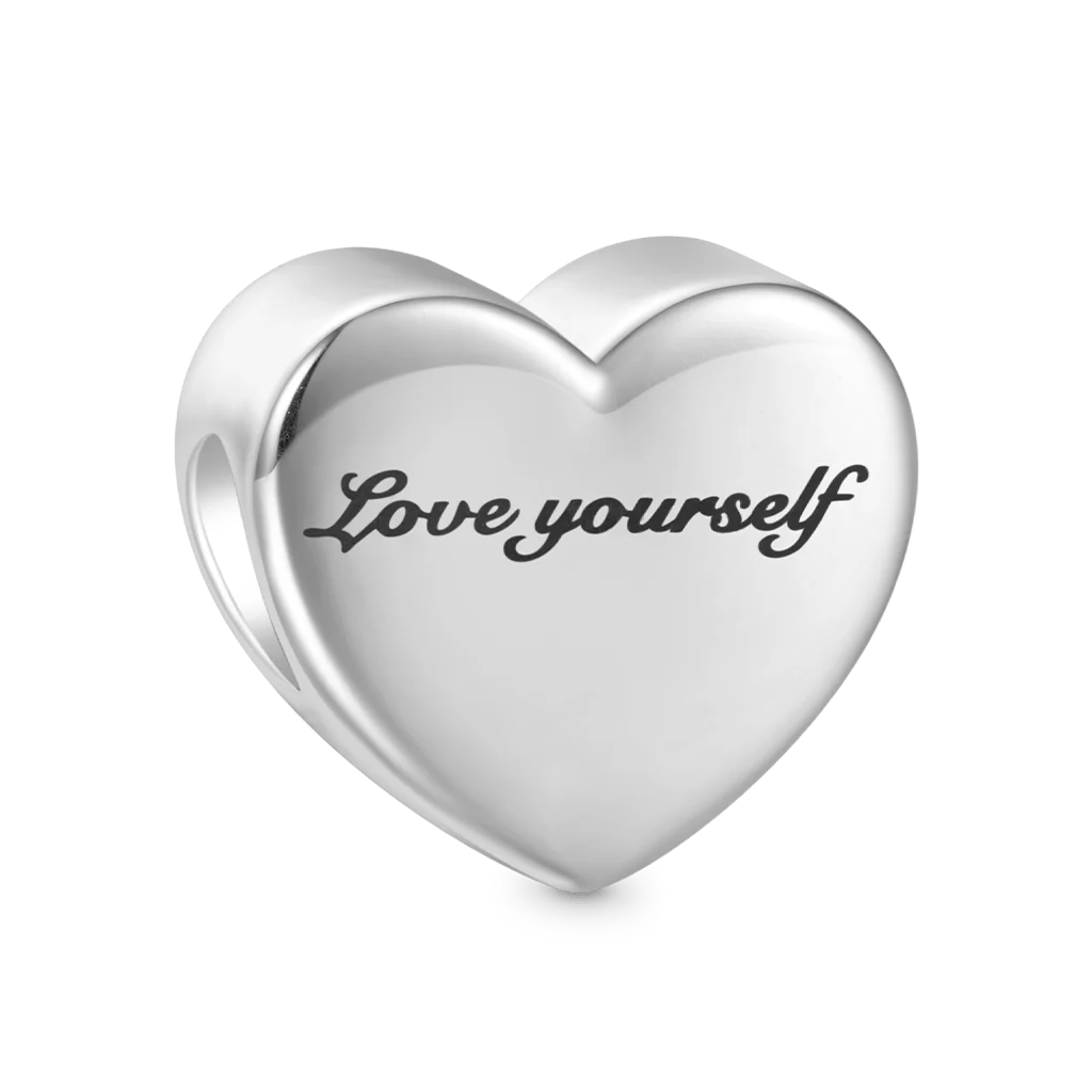 Gnoce Polar Bear Engravable Love Charm Platinum-plated Silver Blend - Image 2
