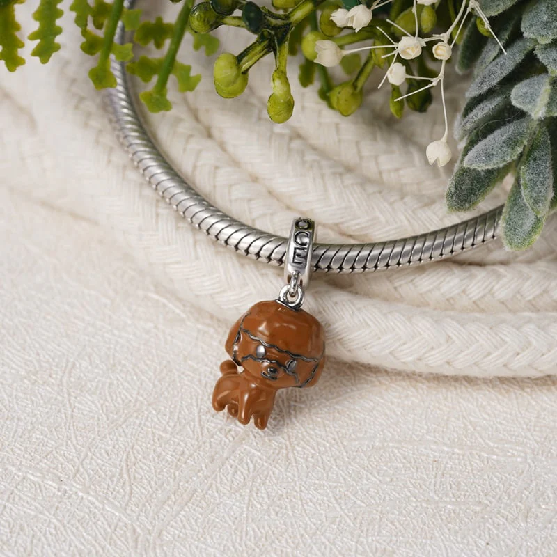 Poodle Puppy Pendant Dangle Charm Sterling Silver - Image 2