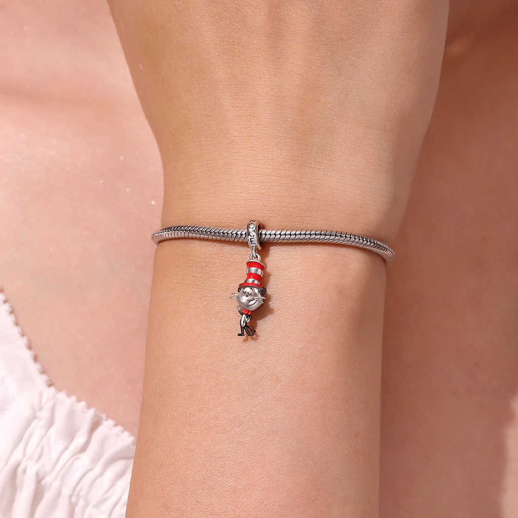 Gnoce The Cat in the Hat Popcat Pendant Dangle Charm - Image 6