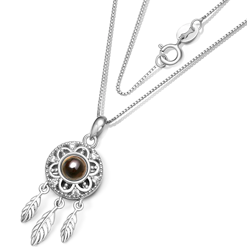 Gnoce Projection Dream Catcher Photo Necklace - Image 2