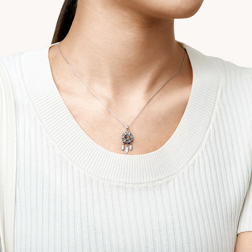 Gnoce Projection Dream Catcher Photo Necklace - Image 3