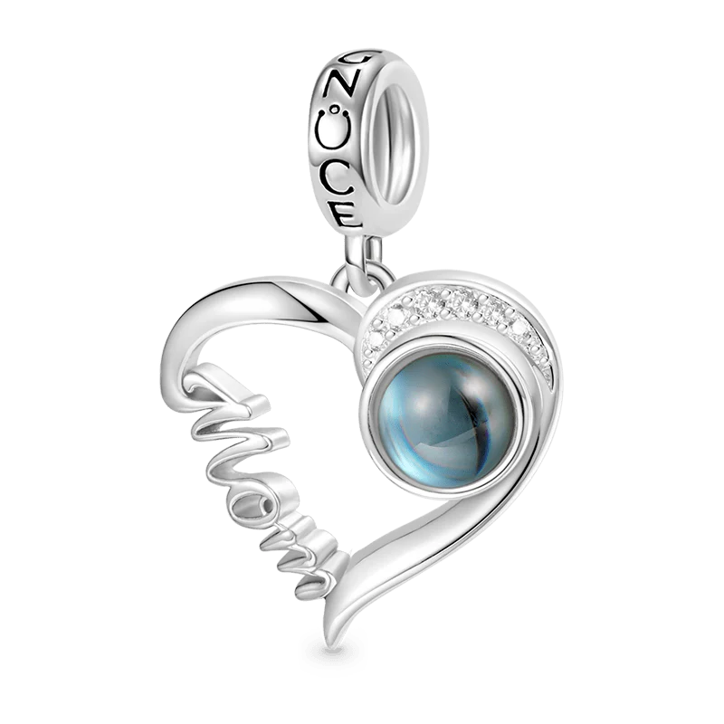 Gnoce Projection Mom Love Personalized Charm Platinum-plated Silver Blend - Image 2