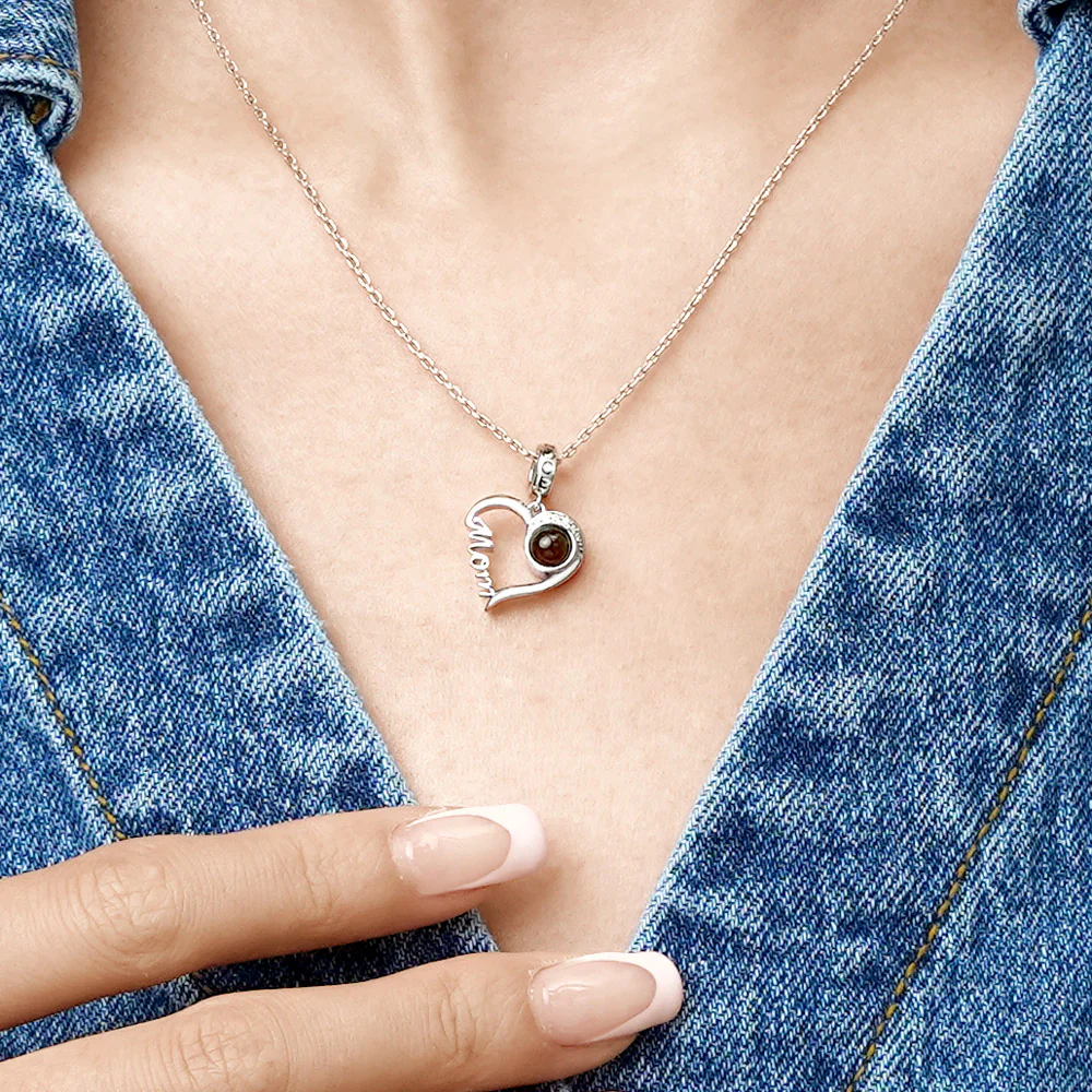 Gnoce Projection Mom Love Personalized Charm Platinum-plated Silver Blend - Image 5