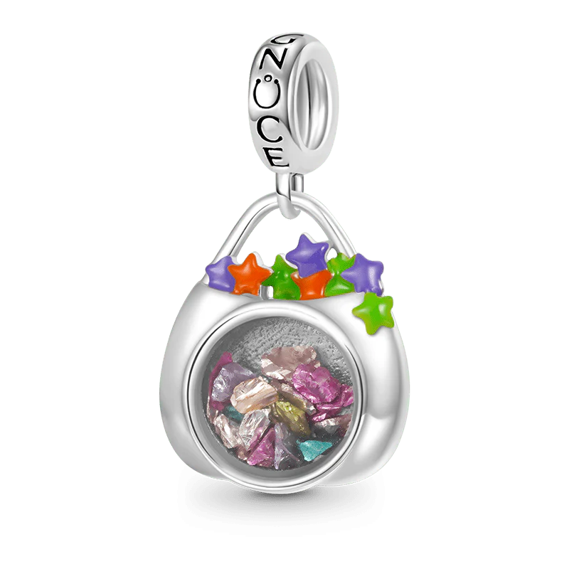 Gnoce Halloween Pumpkin Basket Pendant Dangle Charm - Image 2