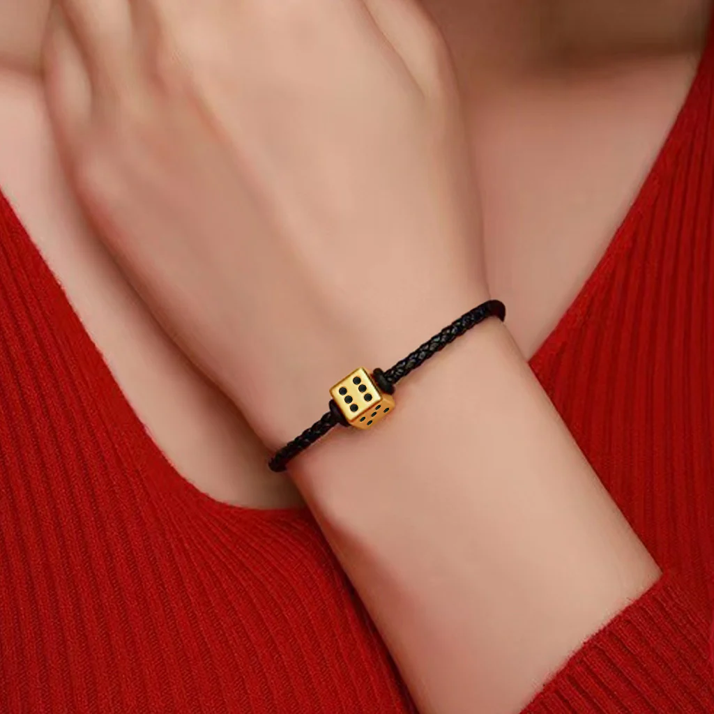 Gnoce Pure Gold Dice Wealth Charm - Image 2
