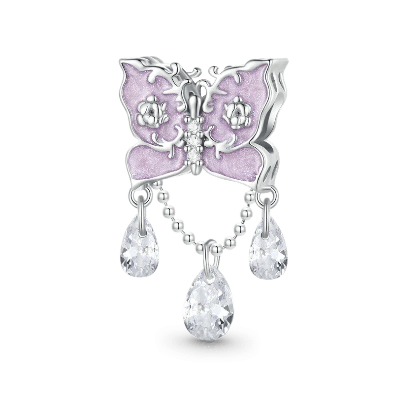 Gnoce Fantasy Purple Butterfly Charm