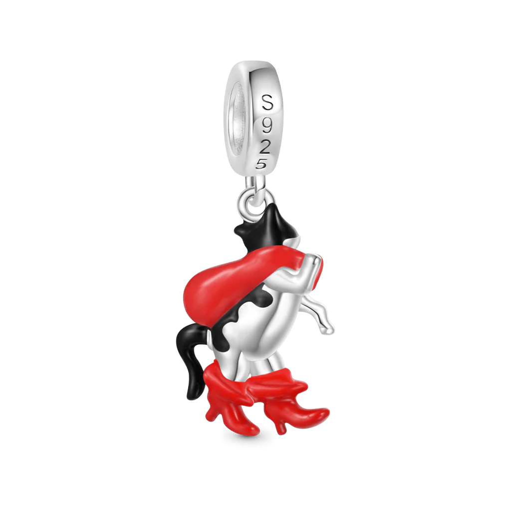 Gnoce Puss In Boots Red Bag Pendant Dangle Charm - Image 2