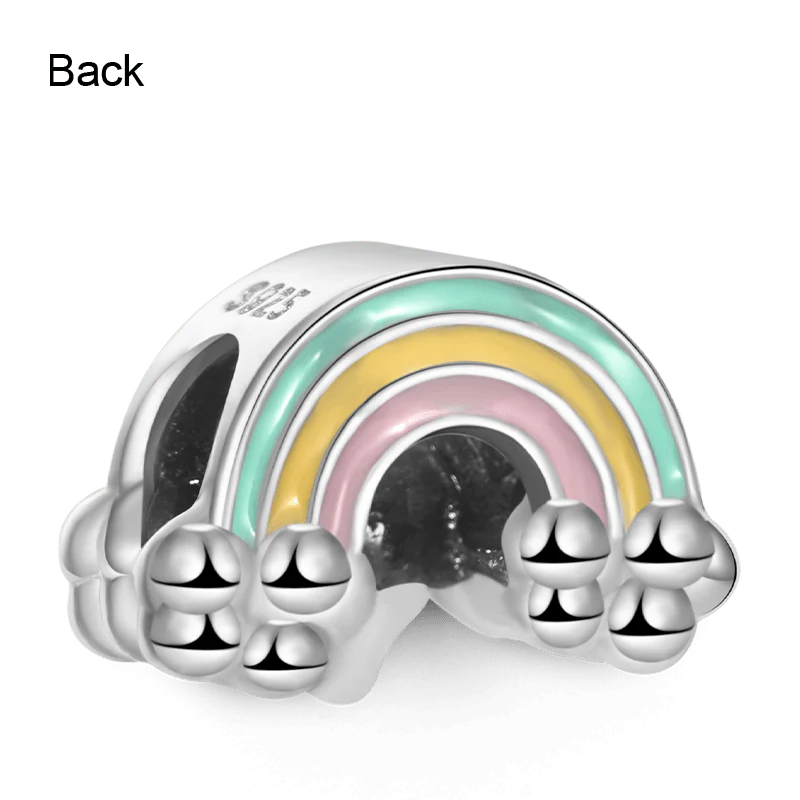 Gnoce Rainbow Embraces Heart Gem Charm - Image 2