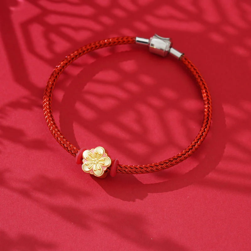 Gnoce Red Basic Bracelet with 2 Pieces of Stoppers - Image 4