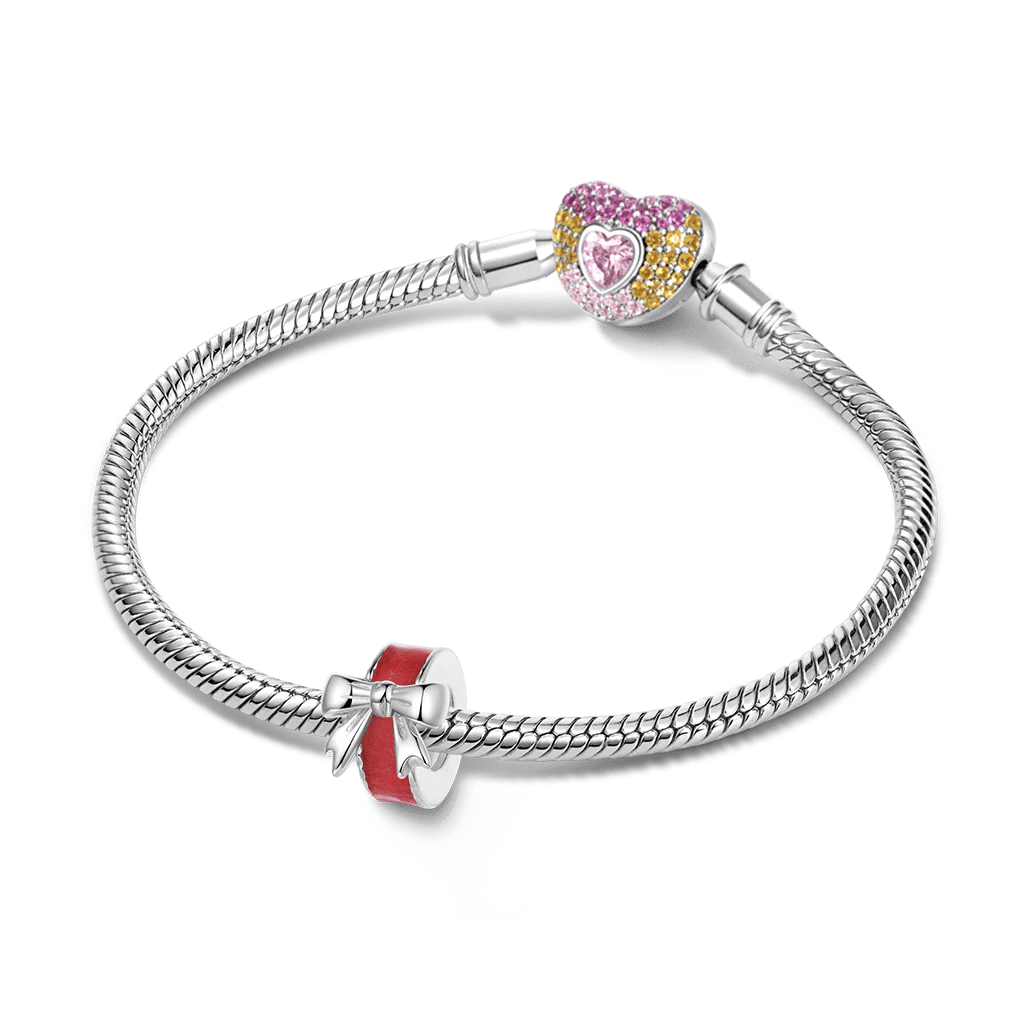 Gnoce Red Bow Stopper Charm - Image 3