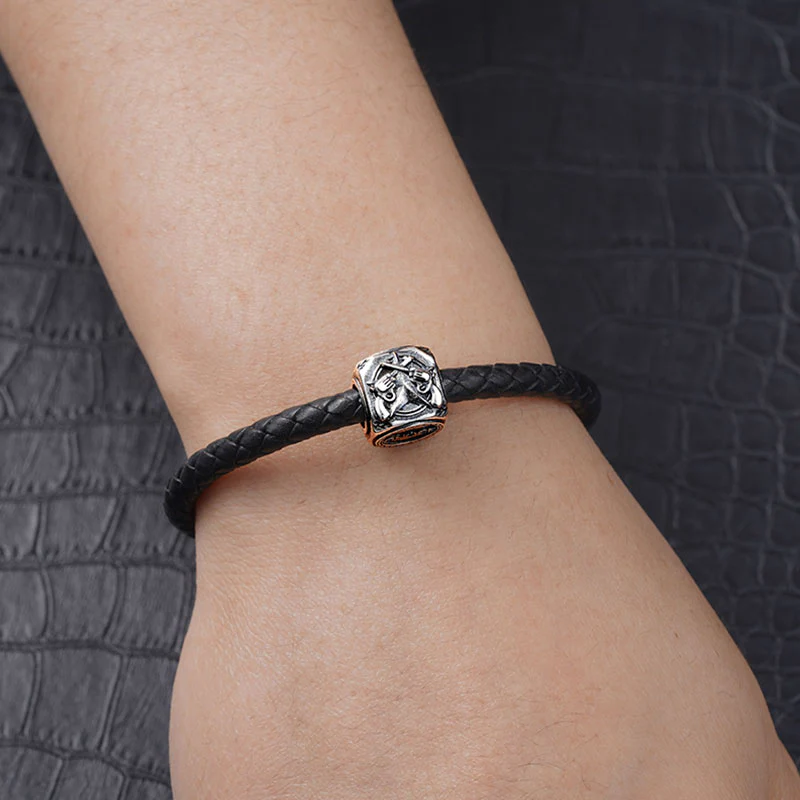 Gnoce Revolver Vintage Charm Platinum-plated Silver Blend - Image 5