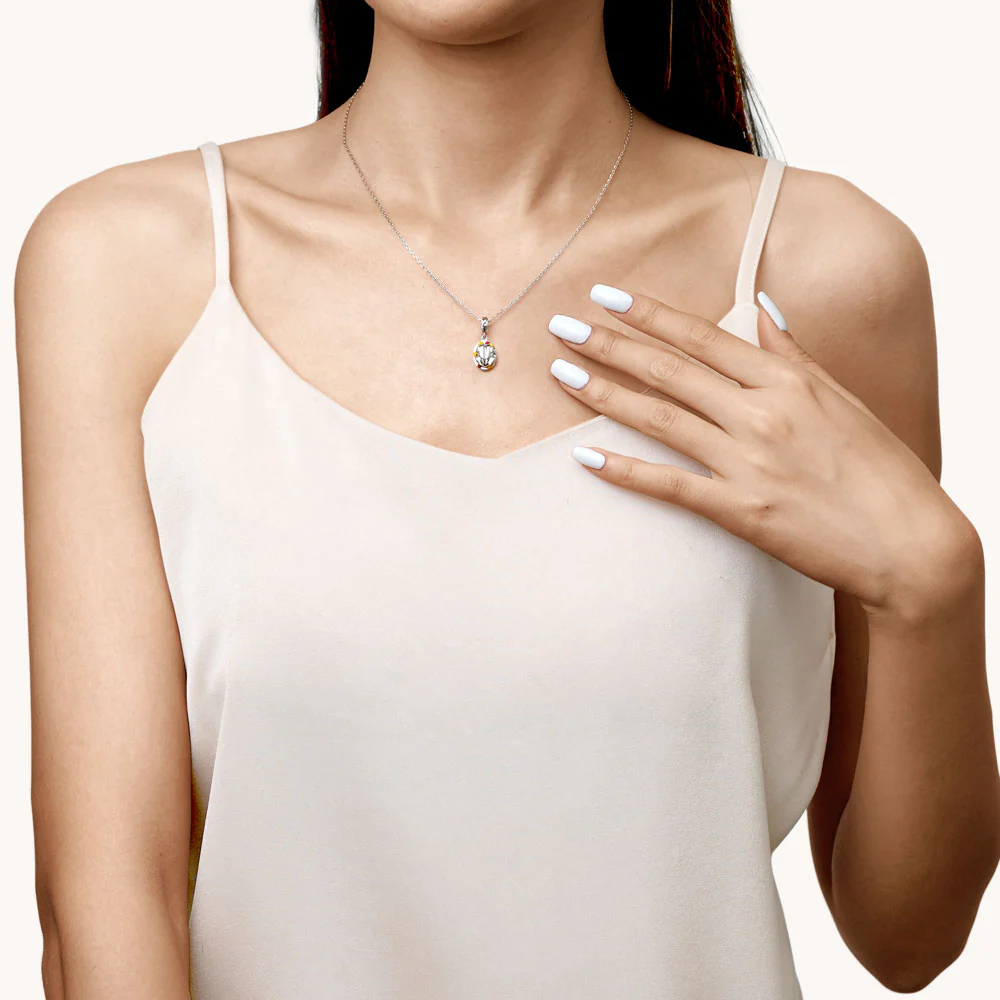 Gnoce Thanksgiving Roast Turkey Charm Platinum-plated Silver Blend - Image 5