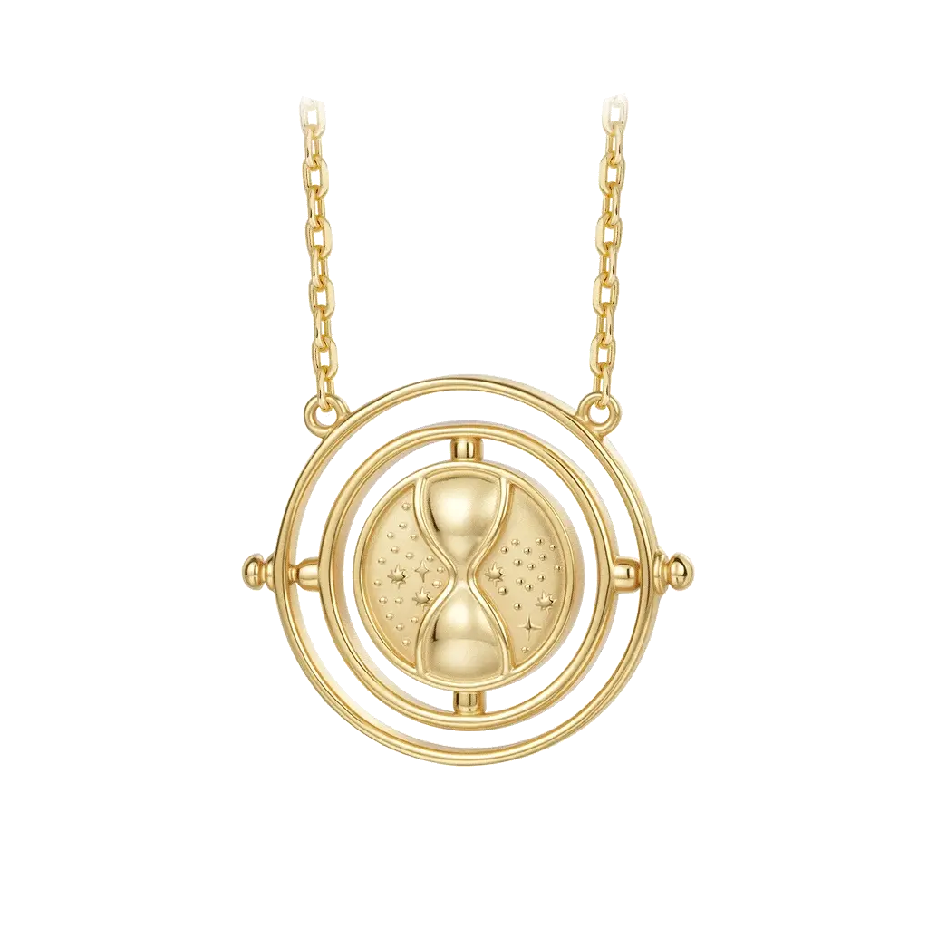 Gnoce Harry Potter Rotatable Time Turner Necklace