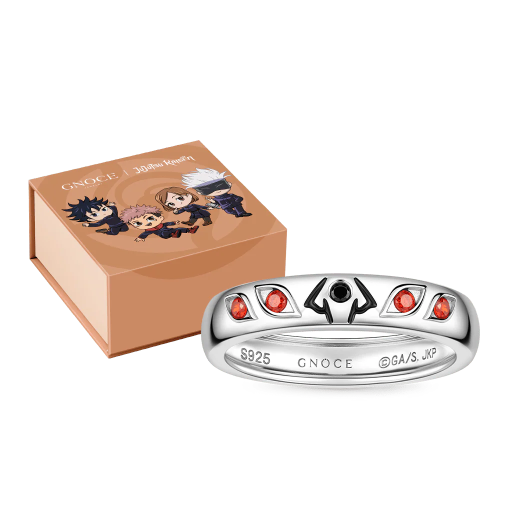 Gnoce Jujutsu Kaisen - Ryomen Sukuna Eye Pattern Ring - Image 3