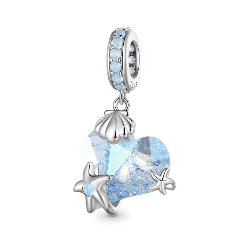 Gnoce Blue Sea World Pendant Dangle Charm