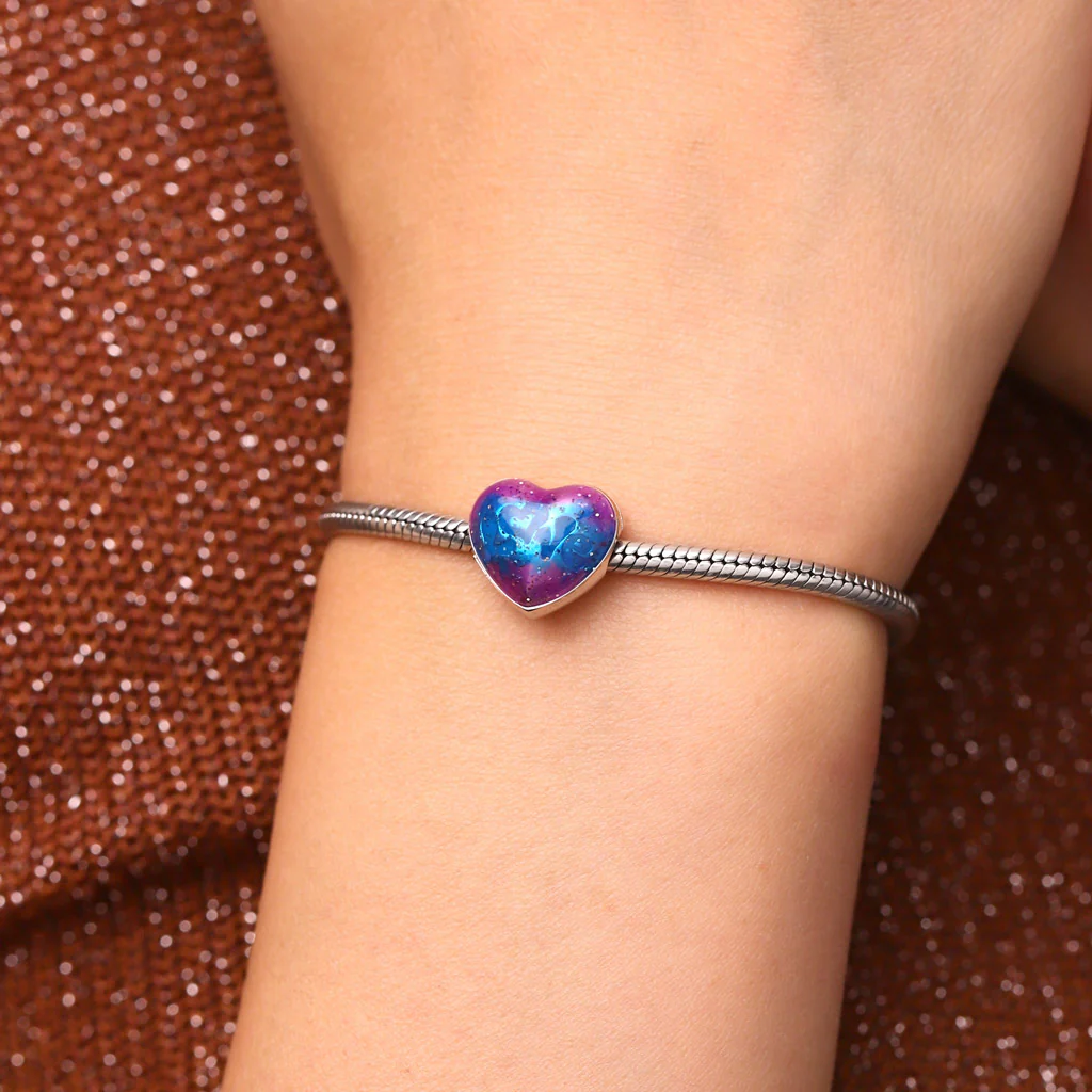 Gnoce Secret Love Glow-in-the-Dark Charm Platinum-plated Silver Blend - Image 5