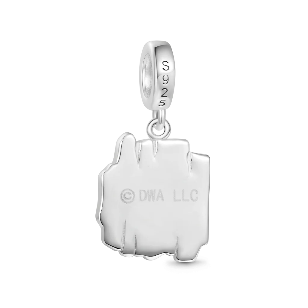 Gnoce Shrek “Beware Ogre” Warning Sign Pendant Dangle Charm - Image 2