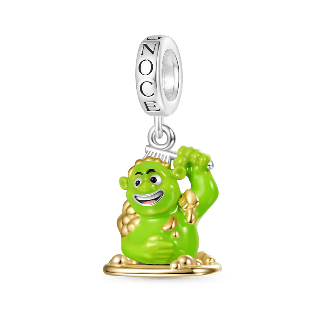 Gnoce Shrek Enjoy Delightful Bath Pendant Dangle Charm