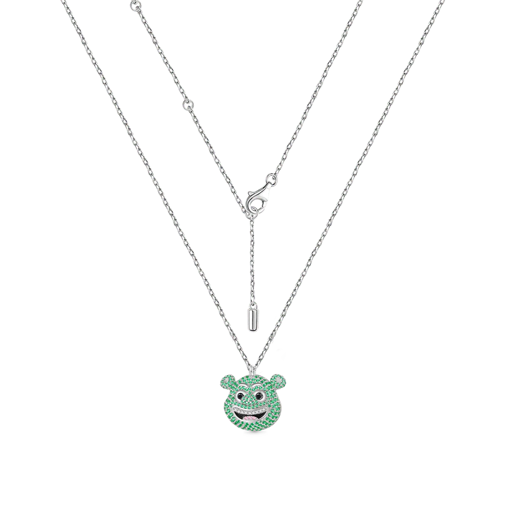 Gnoce Sparkling Shrek Necklace - Image 3