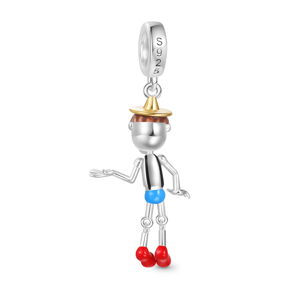 Gnoce Shrek Pinocchio Pendant Dangle Charm - Image 2