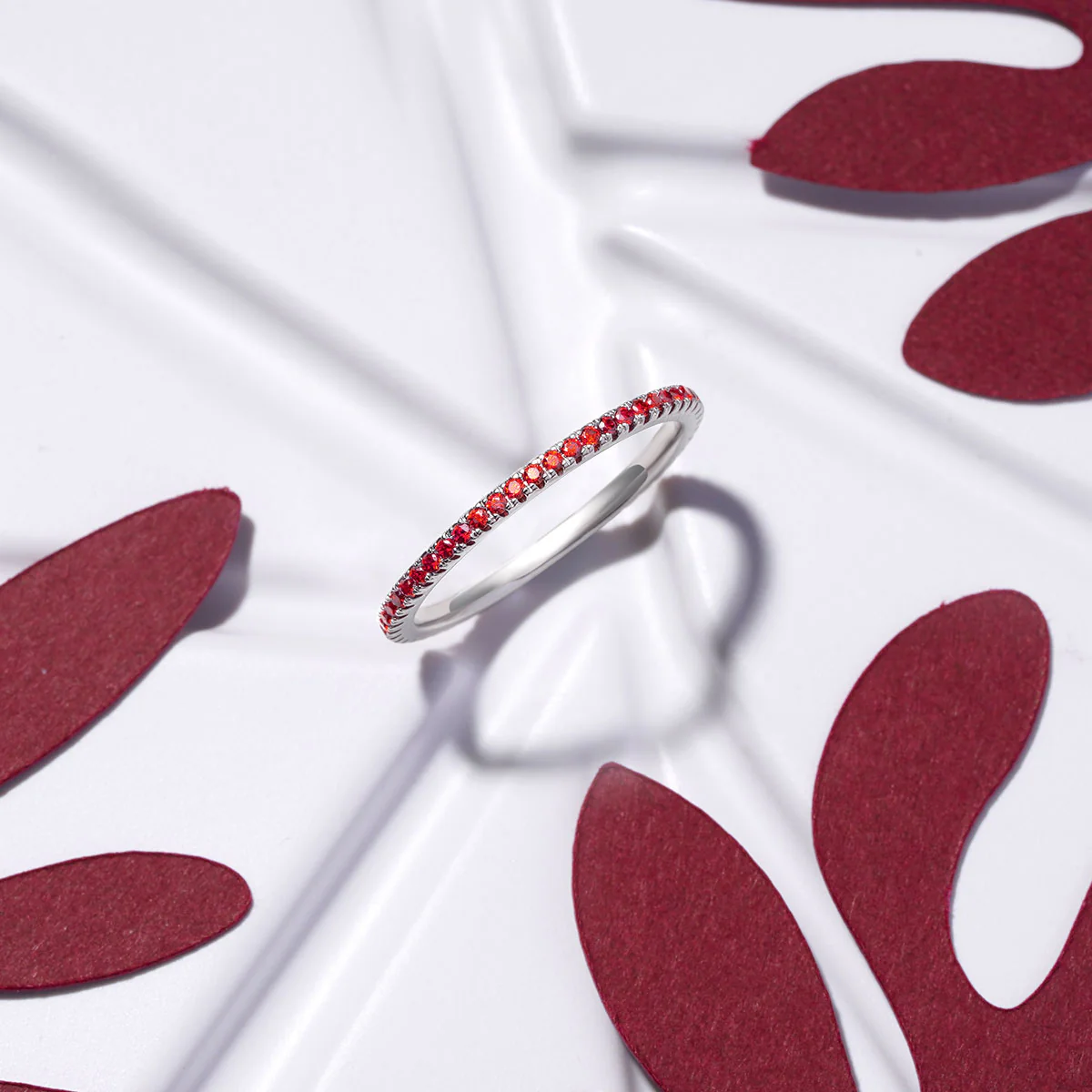 Gnoce Simple Birthstone Ring - Image 3